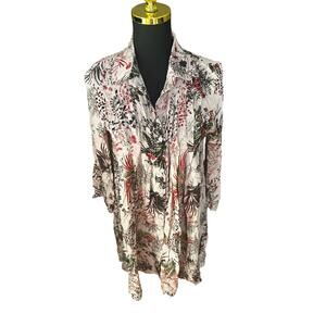 Love + Harmony Floral Print Oversized Shirt Dress NWT Size Small